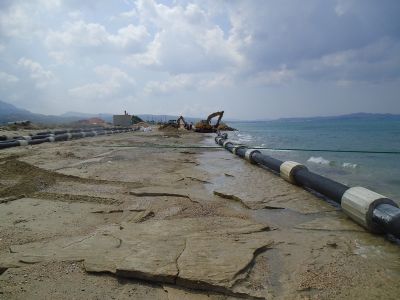 WWTP CORFU/GREECE HDPE Subpipeline DN400